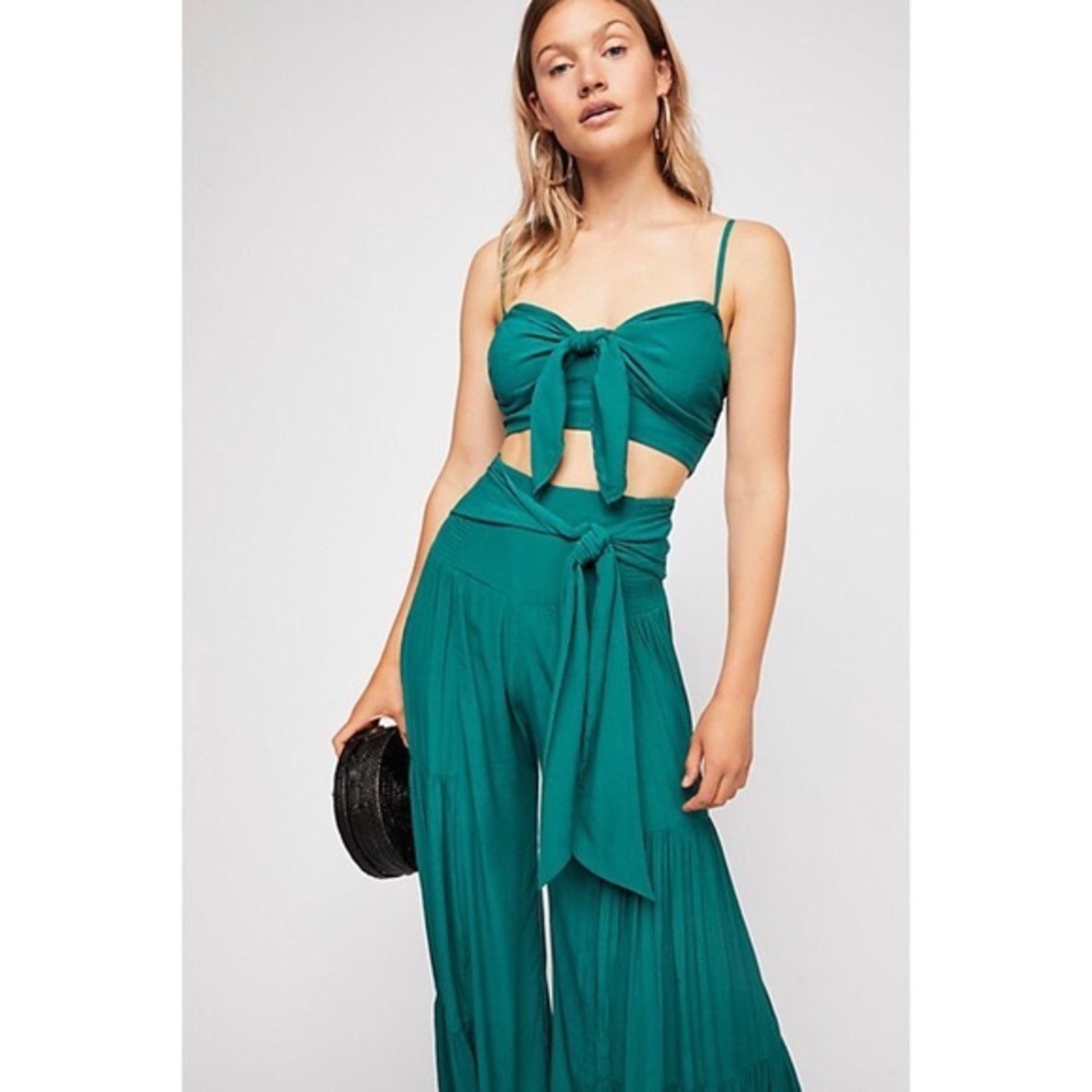Free People Palermo Festival Two Piece pant Set